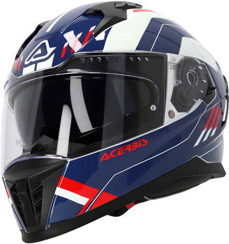 Acerbis X-Way Graphic Helmet white/blue/red