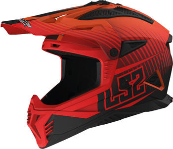 LS2 MX708 Fast II Duck H-V matt red/black