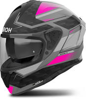 Airoh SP2Z54, Airoh Spark 2 Zenith, Integralhelm - Matt Grau/Schwarz/Neon-Pink - M