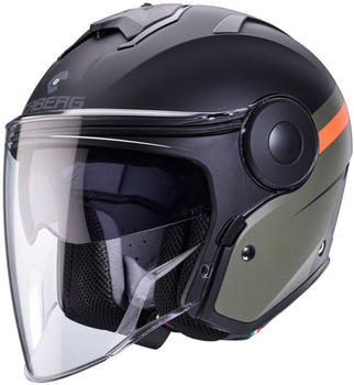 Caberg Soho matt black/military green/orange