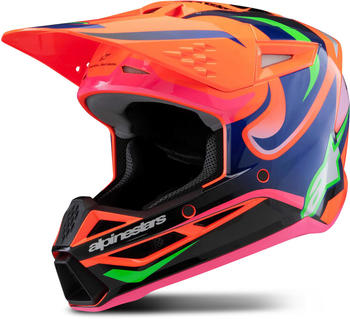 Alpinestars SM3 Youth Helmet EC06 Deegan orange fluo/purple/pink fluo