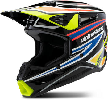 Alpinestars SM3 Youth Helmet EC06 Wurx black/yellow fluor/blue/red