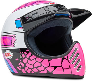 Bell Moto-3 Deathspray white/pink