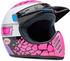 Bell Moto-3 Deathspray white/pink