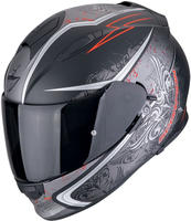 Scorpion 48-101-24-04, Scorpion EXO-491 Run Helm Schwarz Rot male