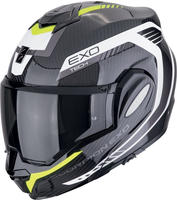 Scorpion 118-475-141-05, Scorpion EXO Tech Evo Carbon Cosy Helm Schwarz Weiss Gelb