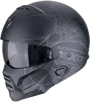 Scorpion 182-476-159-02, Scorpion EXO-Combat II Spider Web, Modularhelm - Matt
