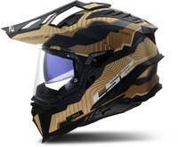 LS2 467016517M, LS2 MX701 Explorer C Trick Endurohelm braun-sand