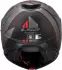 LS2 FF908 Strobe II Code matt black/grey