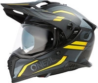 ONeal ASRS-115, ONeal A-SRS Spike, Endurohelm - Matt Schwarz/Grau/Gelb - XL