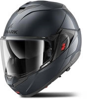 Shark HE8700-A05-S, Shark Oxo Blank Modular Helmet Schwarz S Gun Metal