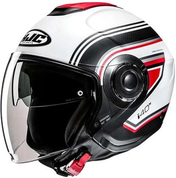 HJC i40N Linia white/blakc/red