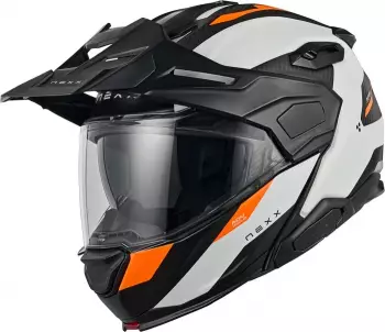 Nexx X.Lifecountry Terra Carbon weiß/orange