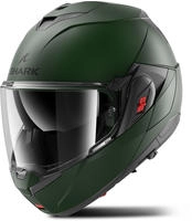 Shark HE8701EG02XS, Shark OXO Blank, Modularhelm - Matt-Gr&uuml;n - XS