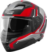 Germot GM00035023-XS, Germot GM 350 Dekor Helm Schwarz Grau Rot male