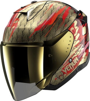 SHARK Skwal i3 Jet Venum schwarz/rot/gold