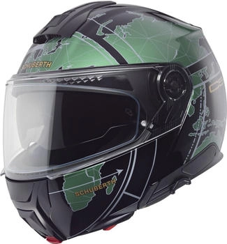 Schuberth C5 Globe schwarz/gr&uuml;n