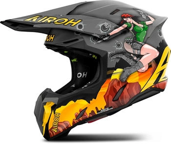 Airoh Twist 3 Adventure matt grey/black/orange/yellow