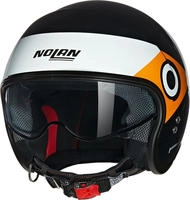 Nolan N2Z0008183426, Nolan N21 06 Onirico Jethelm Schwarz Weiss Orange male
