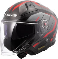 LS2 3660354323XL, LS2 OF603 Infinity II Carbon Urus Jethelm Carbon Rot male