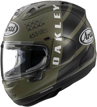 Arai RX-7V Evo Maverick Oakley black green