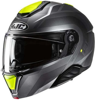 HJC I91 Arven MC3HSF matt grey/neon yellow