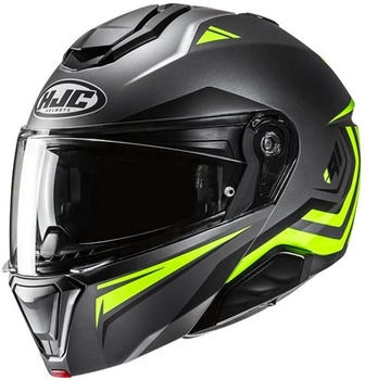 HJC I91 Tricus MC3HSF matt grey/neon yellow