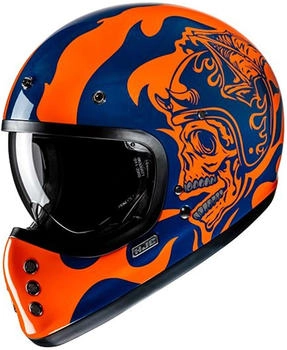 HJC V60 Flame MC27 blue/orange