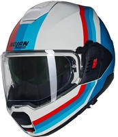 Nolan N1F0007323475, Nolan N120-1 Lineo 347, Modularhelm - Blau/Wei&szlig;/Rot - S