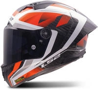 LS2 168055732XS, LS2 FF805 Thunder GP Raute Carbon Helm Weiss Rot male