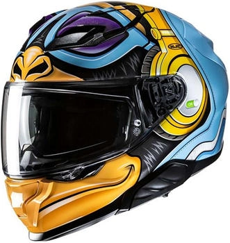 HJC F71 Monkey DJ MC23 blue/purple/yellow