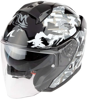 SHARK Skwal Jet Blank Franz black/white/gold