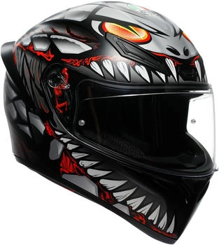 AGV K-1 S Lyzard matt black/grey/red