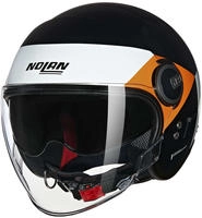 NOLAN HELMET N21 VISOR 06 ONIRICO 345 L, Black/White/Orange