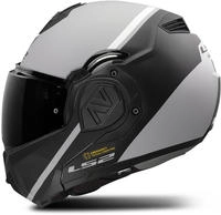 LS2 569063865S, LS2 FF906 Advant Swipe Klapphelm Schwarz Grau male