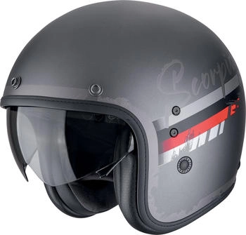 Scorpion Belfast Evo Adonis matt silver/red