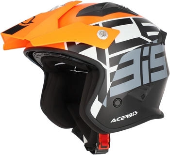 Acerbis Aria Graphic schwarz matt/orange