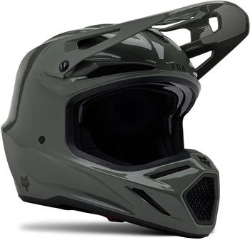 Fox V3 RS Carbon Solid MIPS grau