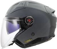 LS2 366031010L, LS2 OF603 Infinity II Concrete Jethelm Grau male