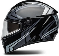 Bell 7160910, Bell Lithium Jetstream, Integralhelm - Schwarz/Silber - S