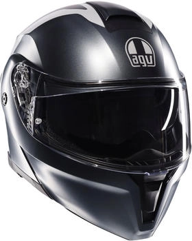 AGV Streetmodular Resia grau/rot