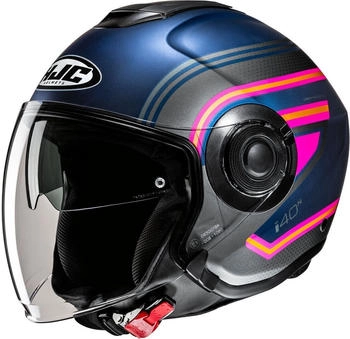 HJC i40N Linia pink/blau