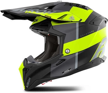 Airoh Aviator 3 Monarch schwarz/gelb