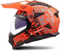 LS2 Adventure Helm MX702 Pioneer II 2XL Rangi - Matt Orange
