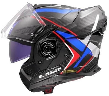 LS2 Advant Carbon Future Ii Gloss white blue