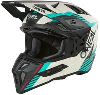 O'Neal Motocross-Helm EX-SRS M Quin - Grau/Teal