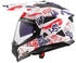 LS2 MX702 Pioneer II Fantasy matt white/red/black
