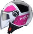 Caberg Riviera V4 X Alpha schwarz/weiss/pink