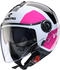 Caberg Riviera V4 X Alpha schwarz/weiss/pink