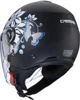 Caberg CA20057096-XS, Caberg Riviera V4 X Mia Jethelm Schwarz Grau Weiss male